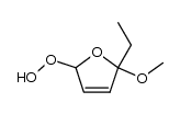 2-ethyl-5-hydroperoxy-2-methoxy-2,5-dihydrofuran Structure