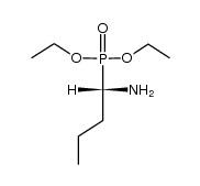 (S)-(1-Aminobutyl)phosphonsaeure-diethylester Structure