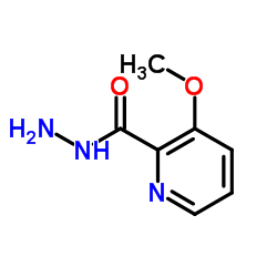 3-Methoxy-2-pyridinecarbohydrazide结构式