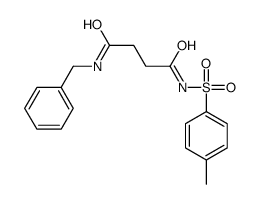 N-benzyl-N'-(4-methylphenyl)sulfonylbutanediamide结构式