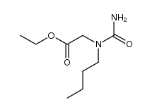 1-carbethoxymethyl-1-(n-butyl)urea结构式