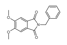 2-benzyl-5,6-dimethoxyisoindole-1,3-dione结构式