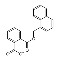 2-(naphthalen-1-ylmethoxycarbonyl)benzoate Structure