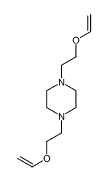 1,4-bis(2-ethenoxyethyl)piperazine Structure