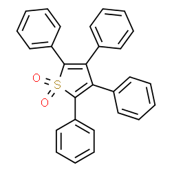 2,3,4,5-Tetraphenylthiophene 1,1-dioxide结构式