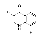 3-Bromo-8-fluoroquinolin-4-ol structure