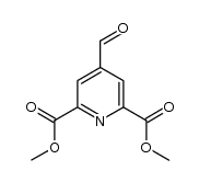 dimethyl 4-formyl-pyridine-2,6-dicarboxylate结构式
