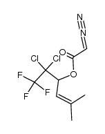 4-diazoacetoxy-5,5-dichloro-6,6,6-trifluoro-2-methyl-2-hexene Structure