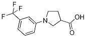 1-[3-(TRIFLUOROMETHYL)PHENYL]PYRROLIDINE-3-CARBOXYLICACID结构式