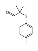 2-METHYL-2-P-TOLYLSULFANYL-PROPIONALDEHYDE结构式