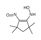 N-(3,3,5,5-tetramethyl-2-nitrosocyclopenten-1-yl)hydroxylamine结构式