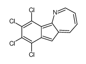 7,8,9,10-tetrachloroindeno[1,2-b]azepine结构式
