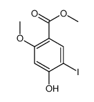 Methyl 4-hydroxy-5-iodo-2-methoxybenzoate Structure