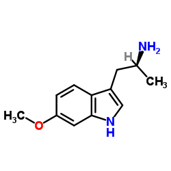 (2S)-1-(6-Methoxy-1H-indol-3-yl)-2-propanamine结构式