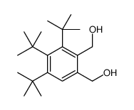 [3,4,5-tritert-butyl-2-(hydroxymethyl)phenyl]methanol Structure