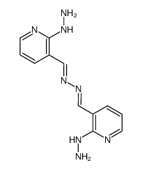 2-hydrazinopyridine-3-aldehyde azine Structure