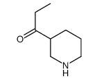 1-(3-Piperidinyl)-1-propanone结构式