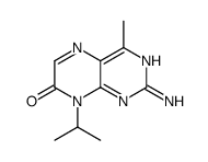 2-amino-4-methyl-8-propan-2-ylpteridin-7-one Structure