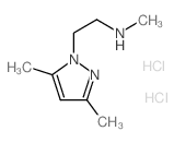 [2-(3,5-Dimethyl-pyrazol-1-yl)-ethyl]-methyl-amine dihydrochloride结构式
