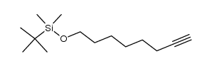 8-(t-Butyldimethylsilyloxy)-1-octyne结构式