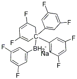 Borate(1-), tetrakis(3,5-difluorophenyl)-, sodiuM(1:1)结构式