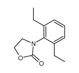 3-(2,6-diethylphenyl)oxazolidin-2-one结构式