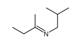 N-(2-methylpropyl)butan-2-imine结构式
