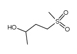 3-Hydroxybutylmethyl sulphone结构式