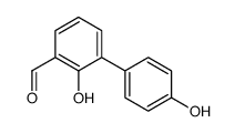 2-hydroxy-3-(4-hydroxyphenyl)benzaldehyde Structure