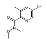 5-Bromo-N-Methoxy-N,3-dimethylpicolinamide picture