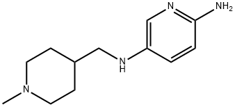 N5-(1-Methyl-piperidin-4-ylmethyl)-pyridine-2,5-diamine结构式