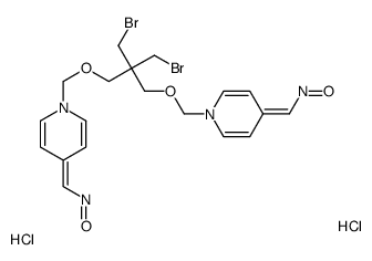 [1-[[2,2-bis(bromomethyl)-3-[[4-(oxoazaniumylmethylidene)pyridin-1-yl]methoxy]propoxy]methyl]pyridin-4-ylidene]methyl-oxoazanium,dichloride结构式