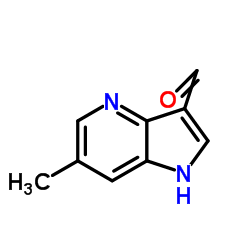 6-Methyl-4-azaindole-3-carboxaldehyde结构式