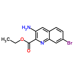 Ethyl 3-amino-7-bromoquinoline-2-carboxylate picture