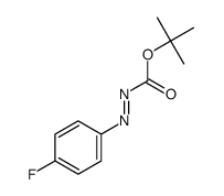 tert-butyl 2-(4-fluorophenyl)diazene-1-carboxylate结构式