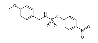 4-nitrophenyl 4'-methoxybenzylsulfamate Structure