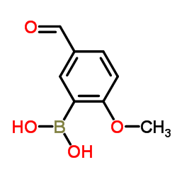 5-Formyl-2-methoxyphenylboronic Acid structure
