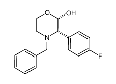 (2S,3S)-4-benzyl-3-(4-fluorophenyl)morpholin-2-ol Structure