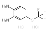 4-((三氟甲基)硫基)苯-1,2-二胺二盐酸盐结构式