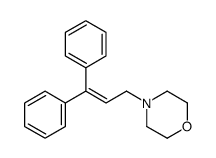 4-(3,3-diphenylallyl)morpholine结构式