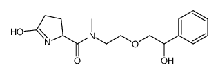N-[2-(2-hydroxy-2-phenylethoxy)ethyl]-N-methyl-5-oxopyrrolidine-2-carboxamide结构式