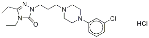 Etoperidone-d8 hydrochloride结构式