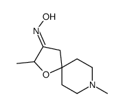 N-(2,8-dimethyl-1-oxa-8-azaspiro[4.5]decan-3-ylidene)hydroxylamine结构式