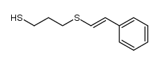 3-(2-Phenylethenylthio)propanethiol结构式