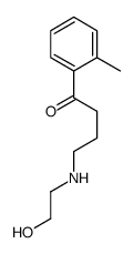 4-(2-hydroxyethylamino)-1-(2-methylphenyl)butan-1-one Structure