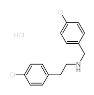 2-(4-chlorophenyl)-N-[(4-chlorophenyl)methyl]ethanamine结构式