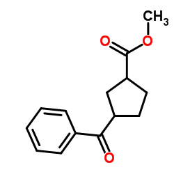 Methyl 3-benzoylcyclopentanecarboxylate结构式