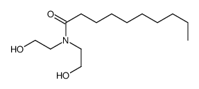 N,N-bis(2-hydroxyethyl)decan-1-amide structure