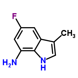5-Fluoro-3-methyl-1H-indol-7-amine Structure