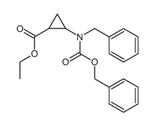 ethyl 2-(benzyl((benzyloxy)carbonyl)amino)cyclopropane-1-carboxylate结构式